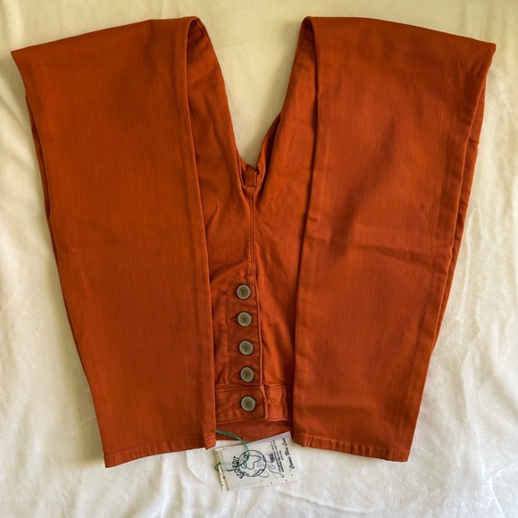 Cosmic Blue Love Hailey Eco Button Front Cargo Pant - Picture 6 of 12